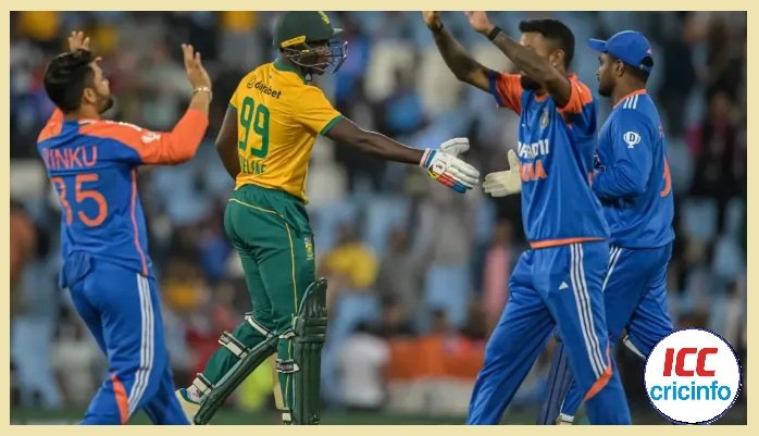 South Africa National Cricket Team vs India National Cricket Team Match Scorecard