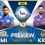 kolkata knight riders vs mumbai indians timeline