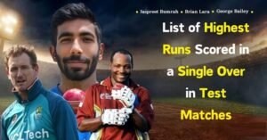 Test Cricket Mein Ek Over Mein Sabse Jyada Run Banane Ka Record Kiska Hai