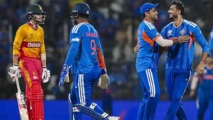 India National Cricket Team vs Zimbabwe National Cricket Team Match Scorecard