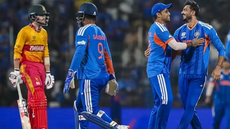 India National Cricket Team vs Zimbabwe National Cricket Team Match Scorecard
